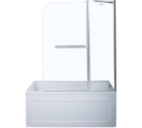 Шторка на ванну Aquanet SG-1200, прозрачное стекло