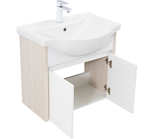Тумба под раковину Aquanet Сидней 65 дуб атланта/белый