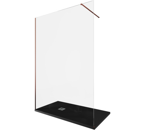 Душевая перегородка Allen Brau Infinity 1 140 3.21029.60 медь браш