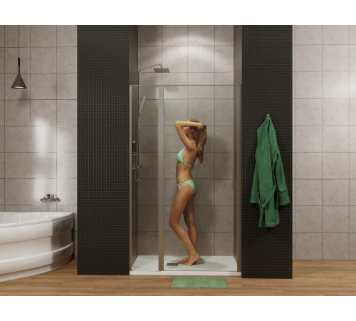 Душевая дверь Allen Brau Priority 90 3.31027.BBA черный браш