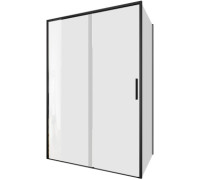 Душевой уголок Aquanet Pleasure Evo 130x90 AE65-130x90-BT профиль черный, прозрачное стекло