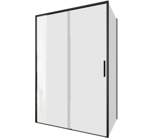 Душевой уголок Aquanet Pleasure Evo 130x90 AE65-130x90-BT профиль черный, прозрачное стекло