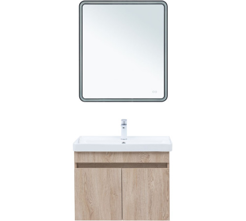 Тумба под раковину Aquanet Оптима 70 дуб светлый