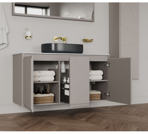 Тумба под раковину Allen Brau Paris 120 1.360004.BGM синий матовый