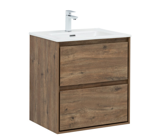 Тумба под раковину Aquanet Милан 60 дуб рустикальный