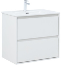 Тумба под раковину Aquanet Милан 70 белый глянец