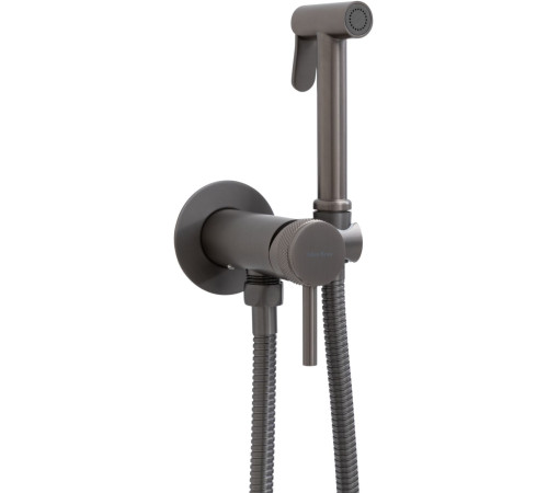 Смеситель с гигиеническим душем Allen Brau Priority 5.31A29-MG (с внутренней частью) графит браш