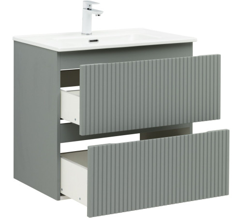 Тумба под раковину Aquanet Джейн (Flat) 70 мисти грин