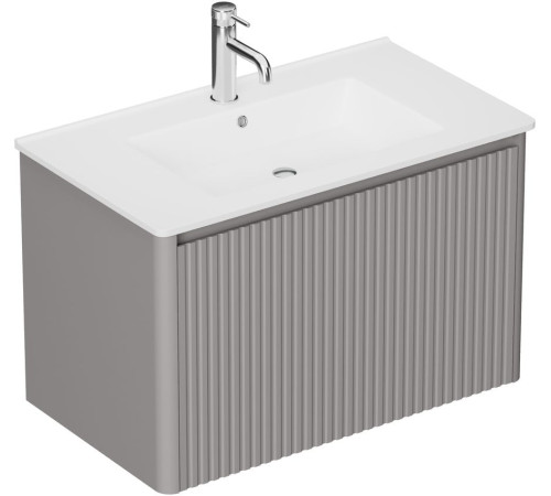 Тумба под раковину Allen Brau Gravity 80 1.370017.PGM платина матовый