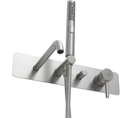 Смеситель для ванны Allen Brau Priority 5.31A06-BN (с внутренней частью) никель браш