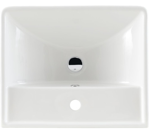 Тумба под раковину Aquanet Оптима 50 дуб светлый/белый сатин