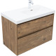 Тумба под раковину Aquanet Nova Lite 2.0 90 дуб рустикальный, правая