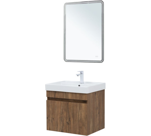 Тумба под раковину Aquanet Оптима 60 дуб рустикальный