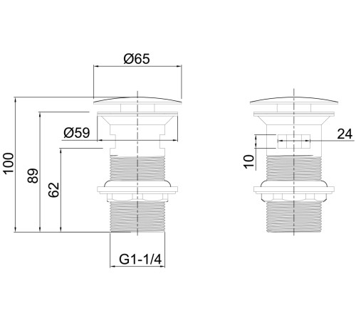 Донный клапан Allen Brau Priority 5.31023-BN никель браш