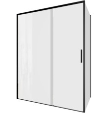 Душевой уголок Aquanet Pleasure Evo 150x100 AE65-150x100-BT профиль черный, прозрачное стекло