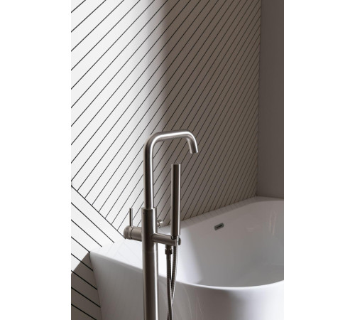 Смеситель для ванны Allen Brau Priority 5.31008-BN (с внутренней частью) никель браш