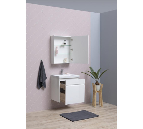 Зеркальный шкаф Aquanet Палермо 60 белый