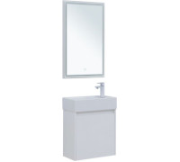 Мебель для ванной Aquanet Nova Lite 50 белый глянец (с дверецей)