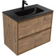 Тумба под раковину Aquanet Милан 80 дуб рустикальный