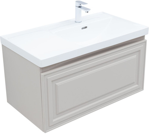 Тумба под раковину Aquanet Агата 90 бежевый