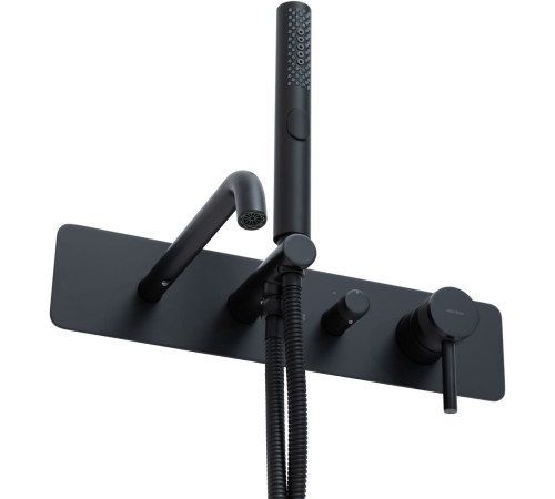 Смеситель для ванны Allen Brau Priority 5.31A05-31 (с внутренней частью) черный матовый