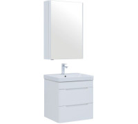 Мебель для ванной Aquanet София 60 белый глянец (2 ящика)