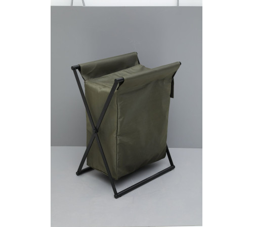 Корзина для белья Allen Brau Priority черный/оливковый