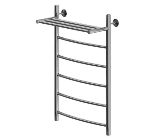 Полотенцесушитель водяной Aquanet Romeo с полкой 800x500, с полкой, хром