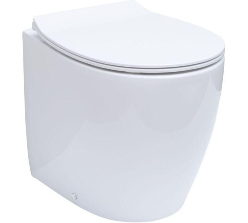 Чаша приставного унитаза Allen Brau Fantasy 4.11007.20 белый глянец