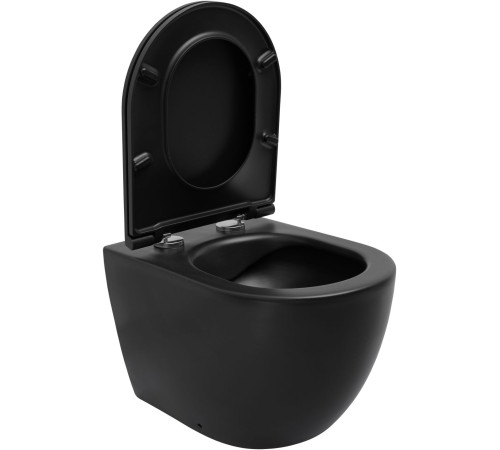 Чаша приставного унитаза Allen Brau Reality 4.32004.31 черный матовый