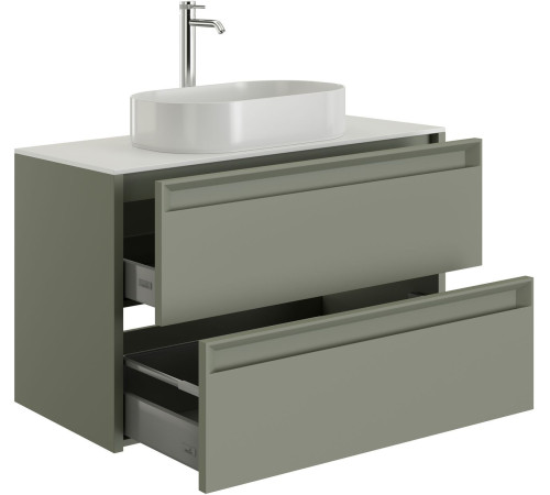 Тумба под раковину Allen Brau Fantasy 80 1.11001.CGM 2.0 олива матовый