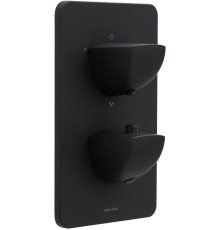 Смеситель для ванны Allen Brau Infinity 5.21316-31 (с внутренней частью, 3 выхода) черный матовый