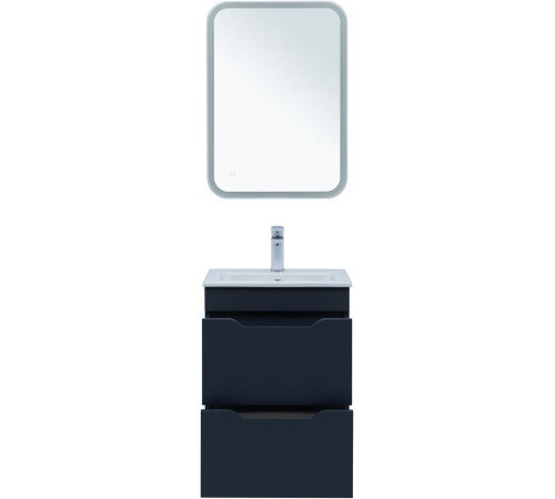 Тумба под раковину Aquanet Практика 50 маренго (2 ящика)