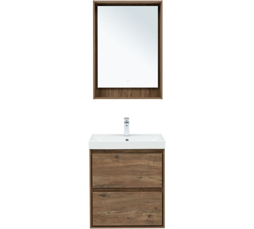 Тумба под раковину Aquanet Милан 60 дуб рустикальный