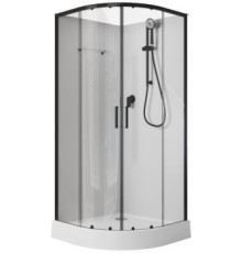 Душевая кабина Aquanet Passion EVO R black 90x90 набор 1