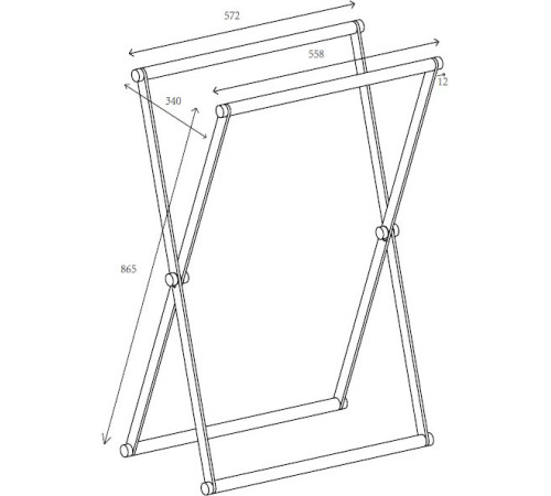 Рамка от корзины для белья Allen Brau Priority 6.32001-BS сталь