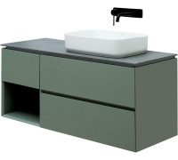 Тумба под раковину Allen Brau Infinity 120 1.21007.CGM R олива матовый