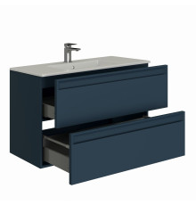 Тумба под раковину Allen Brau Eclipse 100 1.E1003.BGM 2.0 синий матовый