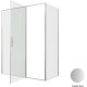 Душевой уголок Allen Brau Priority 160x80 3.31038.BA + 3.31041.BA серебро браш