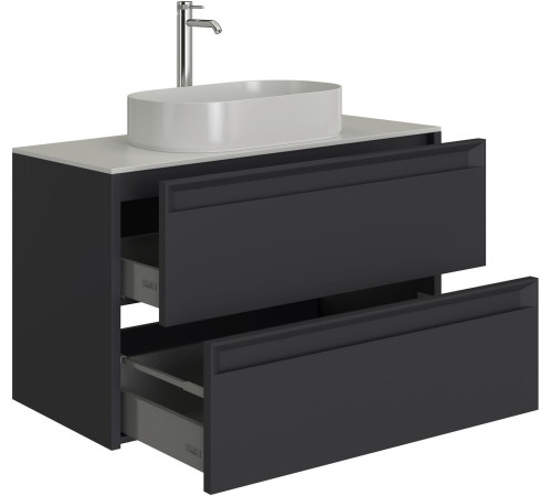 Тумба под раковину Allen Brau Fantasy 80 1.11001.AM 2.0 антрацит матовый