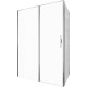 Душевой уголок Allen Brau Priority 140x90 3.31034.00 + 3.31043.00 хром
