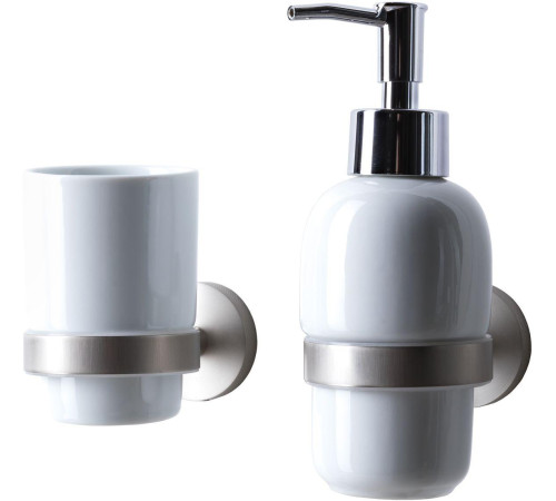 Стакан Allen Brau Priority 6.31002-BN белый/никель браш