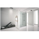 Душевая дверь Aquanet Alfa NAA6121 140, прозрачное стекло
