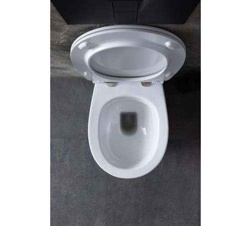 Чаша приставного унитаза Allen Brau Fantasy 4.11007.20 белый глянец