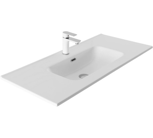 Раковина Aquanet Flat 100 белая матовая