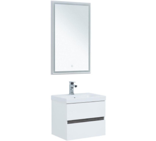 Мебель для ванной Aquanet Беркли 50 белый/дуб рошелье