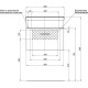 Тумба с раковиной Aquanet Верона 50 белый (подвесная 1 ящик)