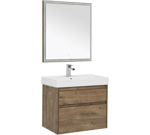 Мебель для ванной Aquanet Nova Lite 75 дуб рустикальный (2 ящика)