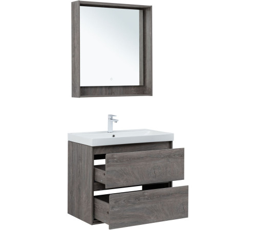 Тумба под раковину Aquanet Милан 80 дуб рошелье