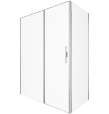 Душевой уголок Allen Brau Priority 160x80 3.31038.BA + 3.31041.BA серебро браш